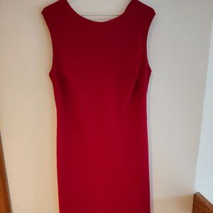New Talbots scarlet red cocktail dress